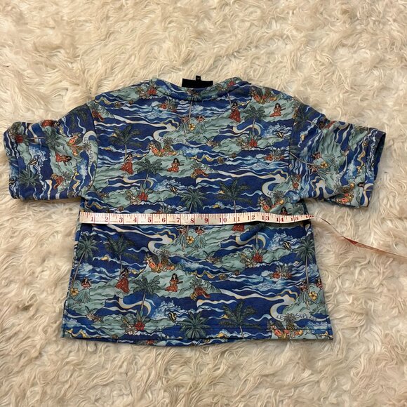 Le Superbe Tropical Beach Ocean Surf Women's Small Tee - Picture 5 of 5